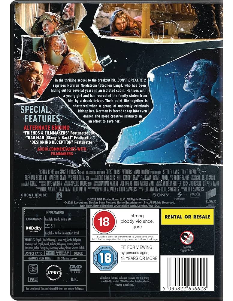 ダダ•ダソ•ダソミアンDVD Amazon.com: Don't Breathe 2 [DVD] [2021] : Movies & TV